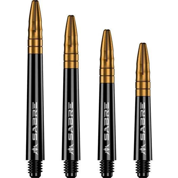 Mission - Sabre - Polycarbonat - Schwarz - Gold Top - Dart Shafts  - Direct Darts - 1