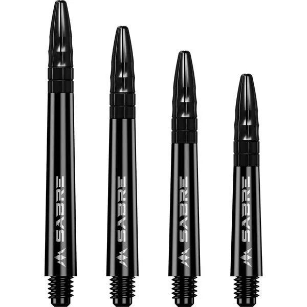 Mission - Sabre - Polycarbonat - Schwarz - Schwarz Top - Dart Shafts  - Direct Darts - 1