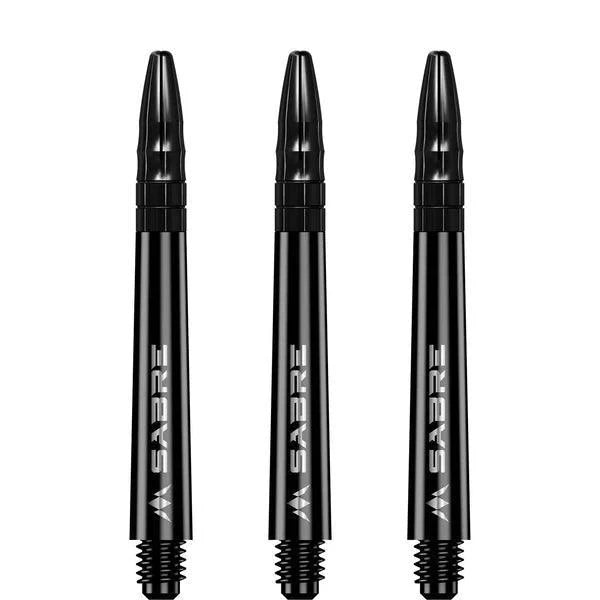 Mission - Sabre - Polycarbonat - Schwarz - Schwarz Top - Dart Shafts  - Direct Darts - 4
