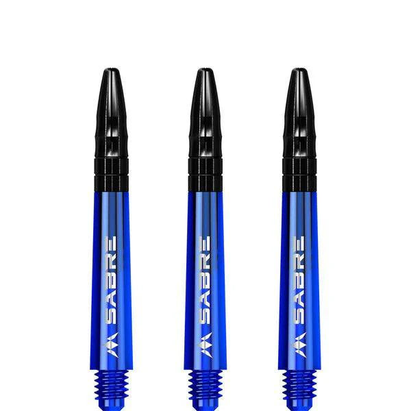 Mission - Sabre - Polycarbonat - Blau - Schwarz Top - Dart Shafts  - Direct Darts - 3