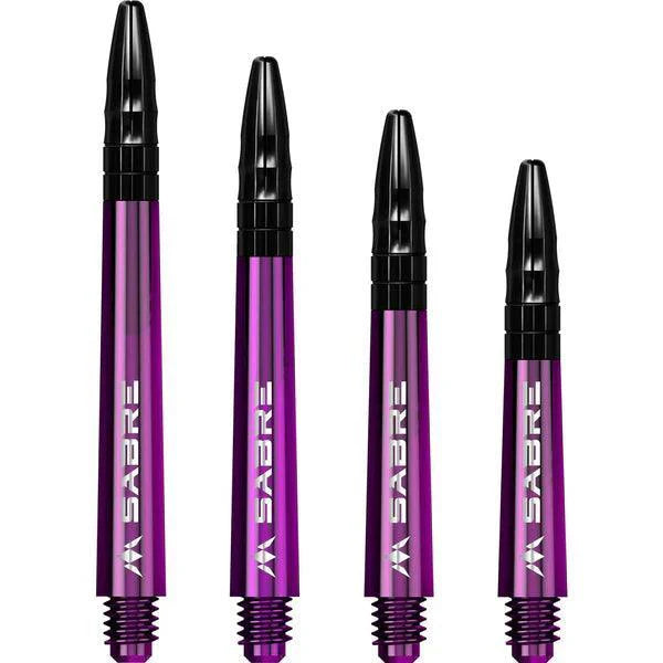 Mission - Sabre - Polycarbonat - Lila - Schwarz Top - Dart Shafts  - Direct Darts - 1