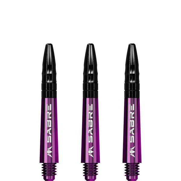 Mission - Sabre - Polycarbonat - Lila - Schwarz Top - Dart Shafts  - Direct Darts - 2
