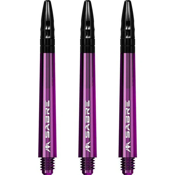 Mission - Sabre - Polycarbonat - Lila - Schwarz Top - Dart Shafts  - Direct Darts - 5