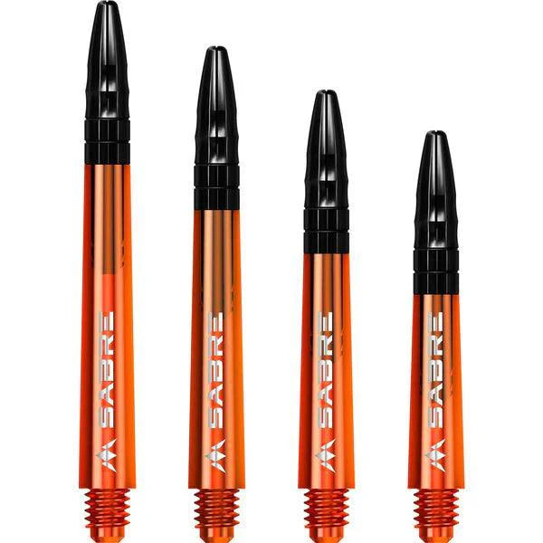 Mission - Sabre - Polycarbonat - Orange - Schwarz Top - Dart Shafts  - Direct Darts - 1