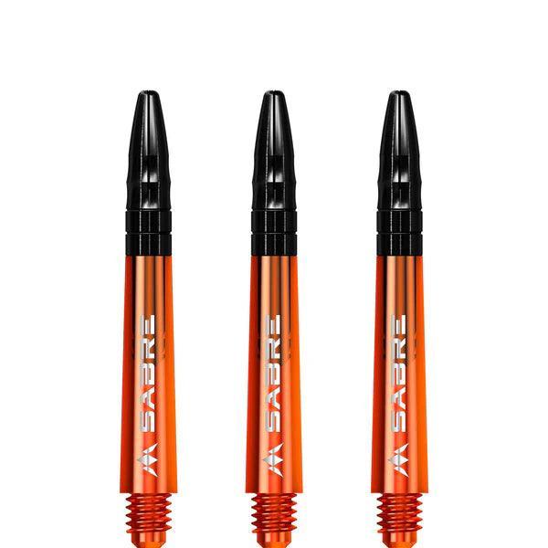 Mission - Sabre - Polycarbonat - Orange - Schwarz Top - Dart Shafts  - Direct Darts - 3