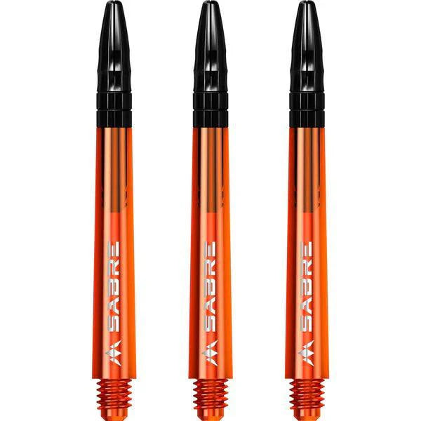 Mission - Sabre - Polycarbonat - Orange - Schwarz Top - Dart Shafts  - Direct Darts - 5