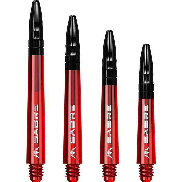 Mission - Sabre - Polycarbonat - Rot - Schwarz Top - Dart Shafts  - Direct Darts - 1