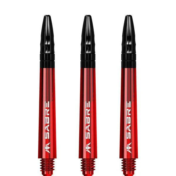 Mission - Sabre - Polycarbonat - Rot - Schwarz Top - Dart Shafts  - Direct Darts - 4