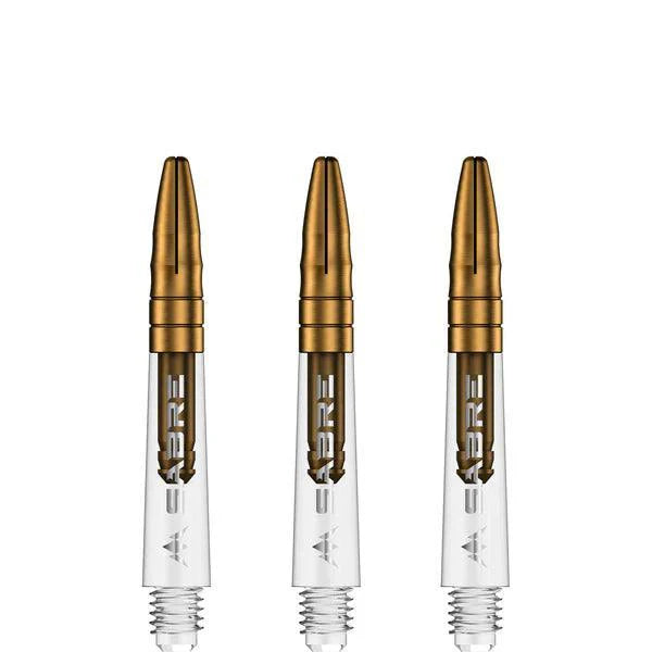 MISSION - SABRE - POLYCARBONAT - KLAR - GOLD TOP - DART SHAFTS