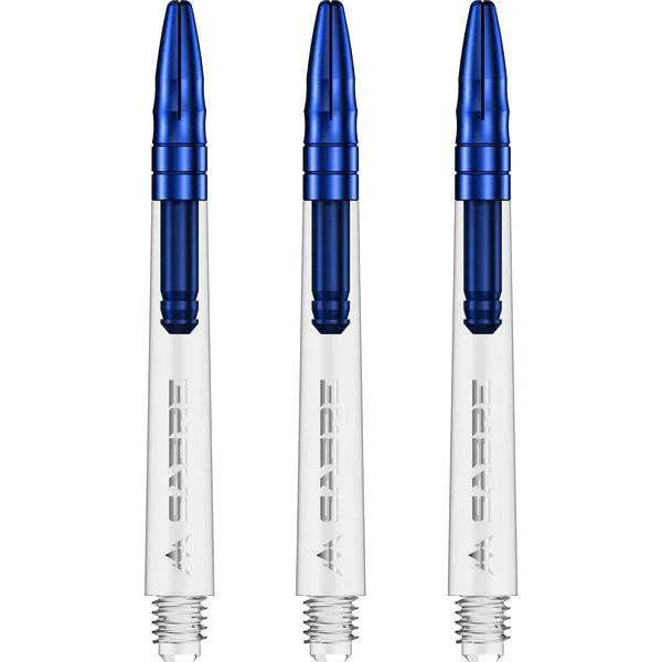 Mission - Sabre - Polycarbonat - Klar - Blau Top - Dart Shafts  - Direct Darts - 5