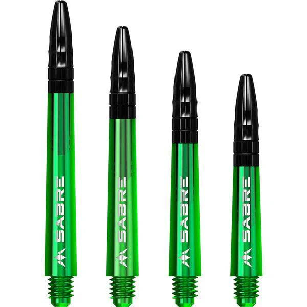 Mission - Sabre - Polycarbonat - Grün - Schwarz Top - Dart Shafts  - Direct Darts - 1