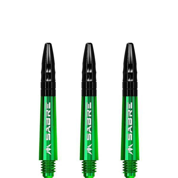 Mission - Sabre - Polycarbonat - Grün - Schwarz Top - Dart Shafts  - Direct Darts - 2