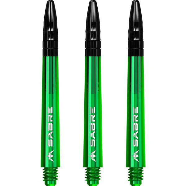 Mission - Sabre - Polycarbonat - Grün - Schwarz Top - Dart Shafts  - Direct Darts - 5