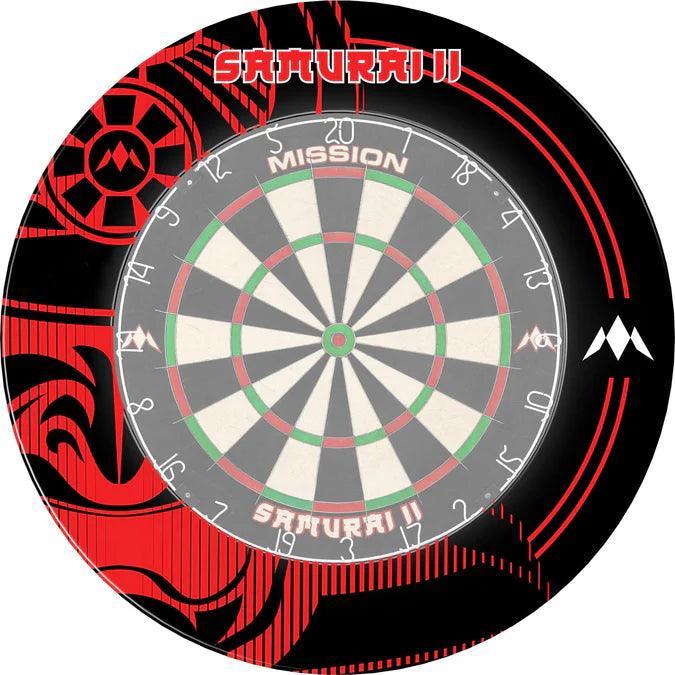 Mission - Samurai Ii Rot - Dartboard Surround - Direct Darts - 3