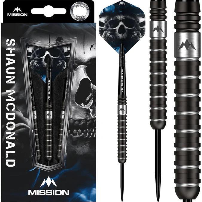 Mission - Shaun Mcdonald Schwarz Pvd - 95% - Steeldarts - Direct Darts - 2
