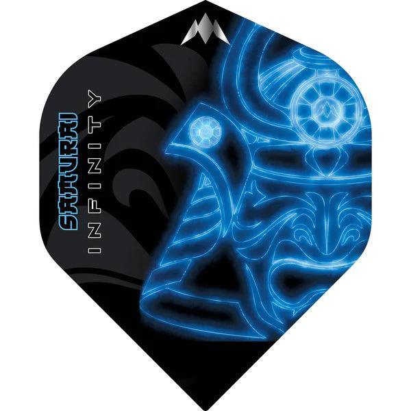 Mission - Solo - Samurai Infinity Blau - No2 - 100 Micron - Dart Flights - Direct Darts - 1