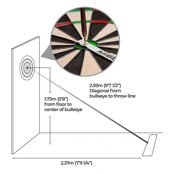 Mission - Bandmaß Für Dartboard Und Oche Einstellung - Direct Darts - 3