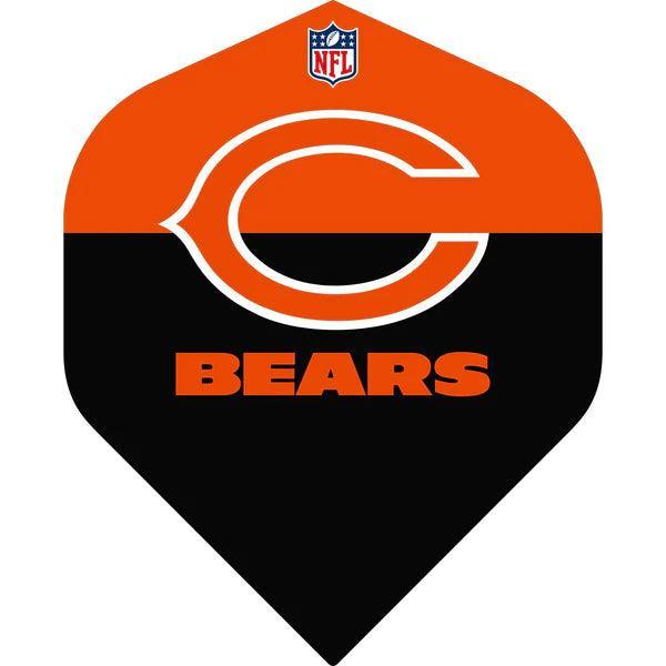 Nfl - Chicago Bears - 100 Micron - Dart Flights - Direct Darts - 1