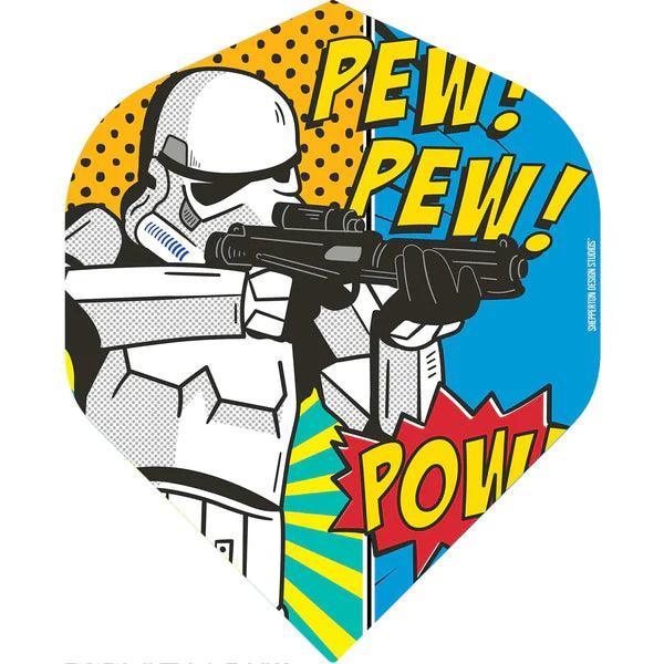Original Stormtrooper - Pew Pew Pow - No2 - 100 Micron - Dart Flights - Direct Darts - 1