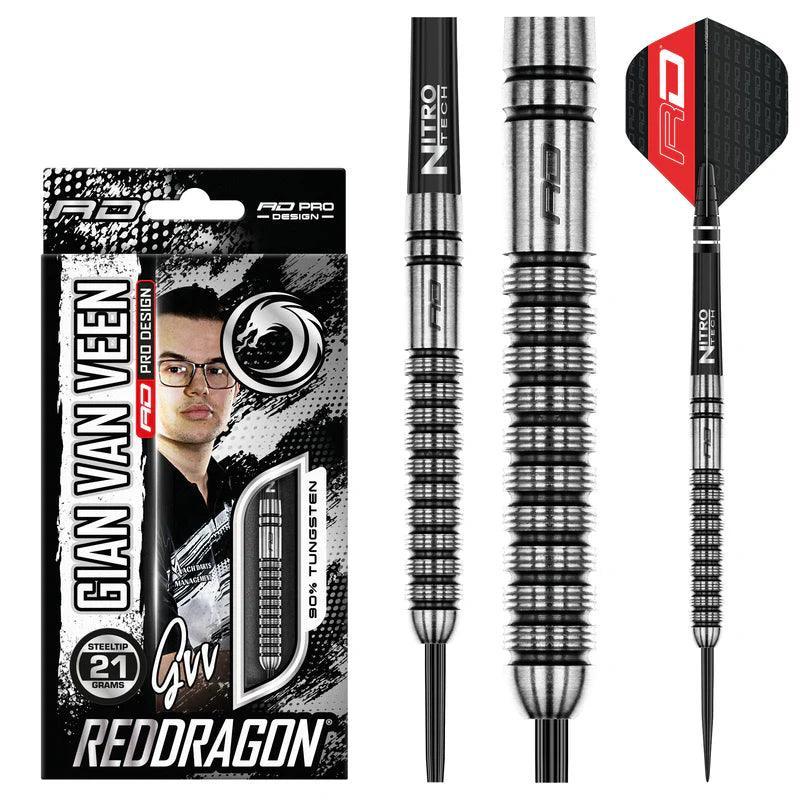Red Dragon - Gian Van Veen - 90% - Steeldarts - Direct Darts - 2