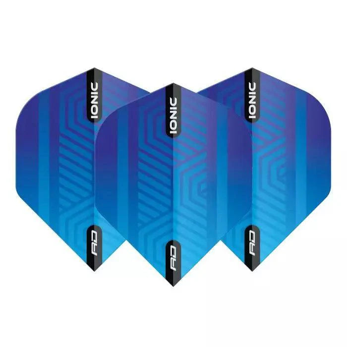 Red Dragon - Hardcore Ionic Blau - 100 Micron - Dart Flights - Direct Darts - 1