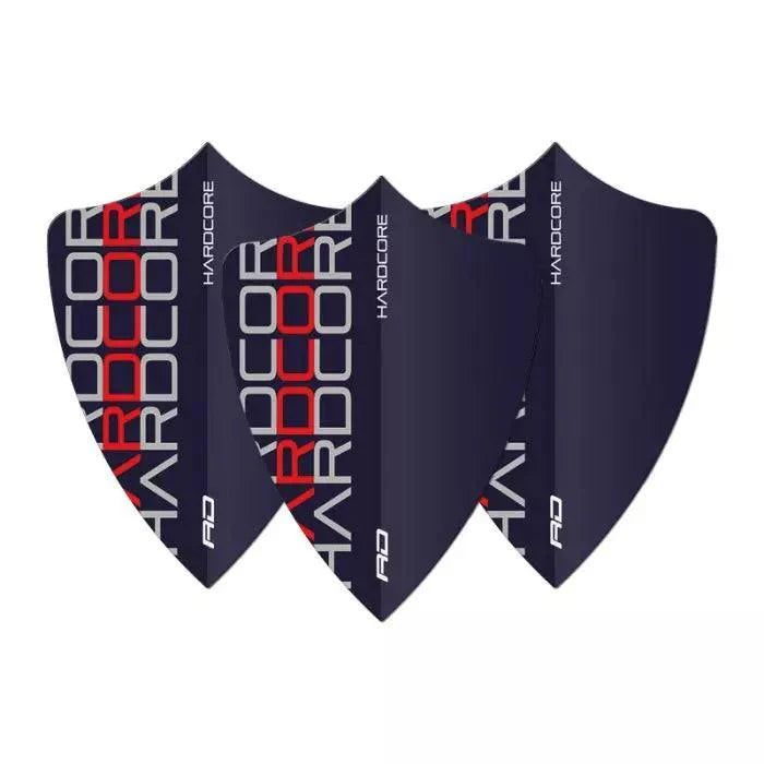 Red Dragon - Hardcore Rot Triple Freestyle - 100 Micron - Dart Flights - Direct Darts - 1