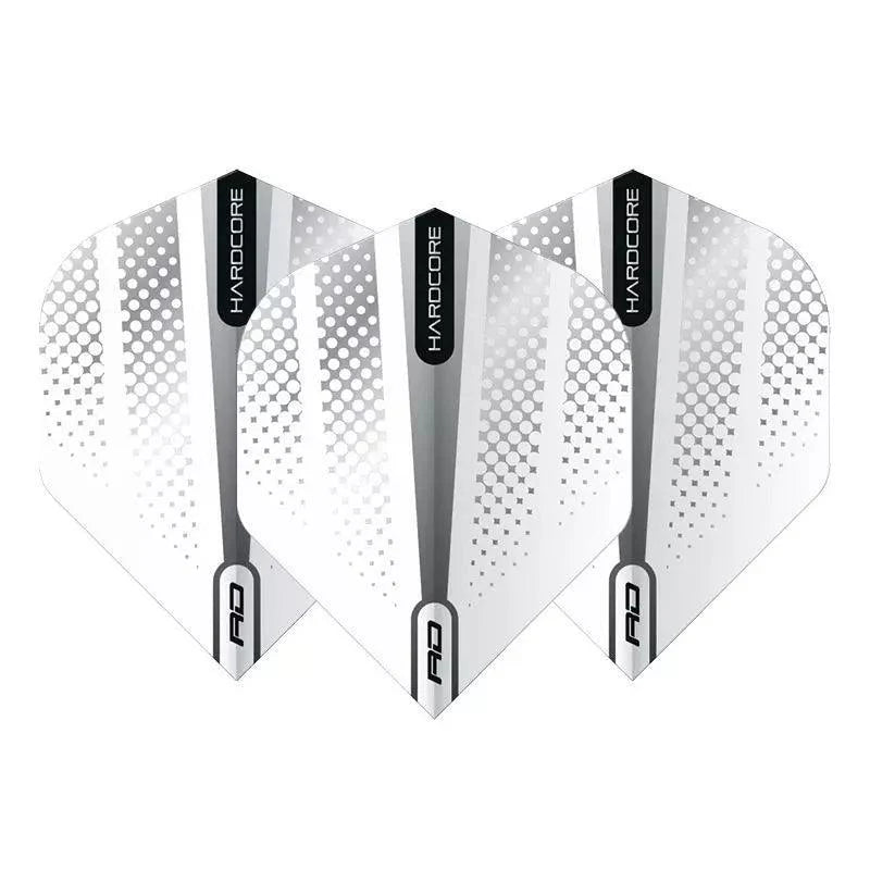 Red Dragon - Hardcore Radical Silber Flash - 100 Micron - Dart Flights - Direct Darts - 1