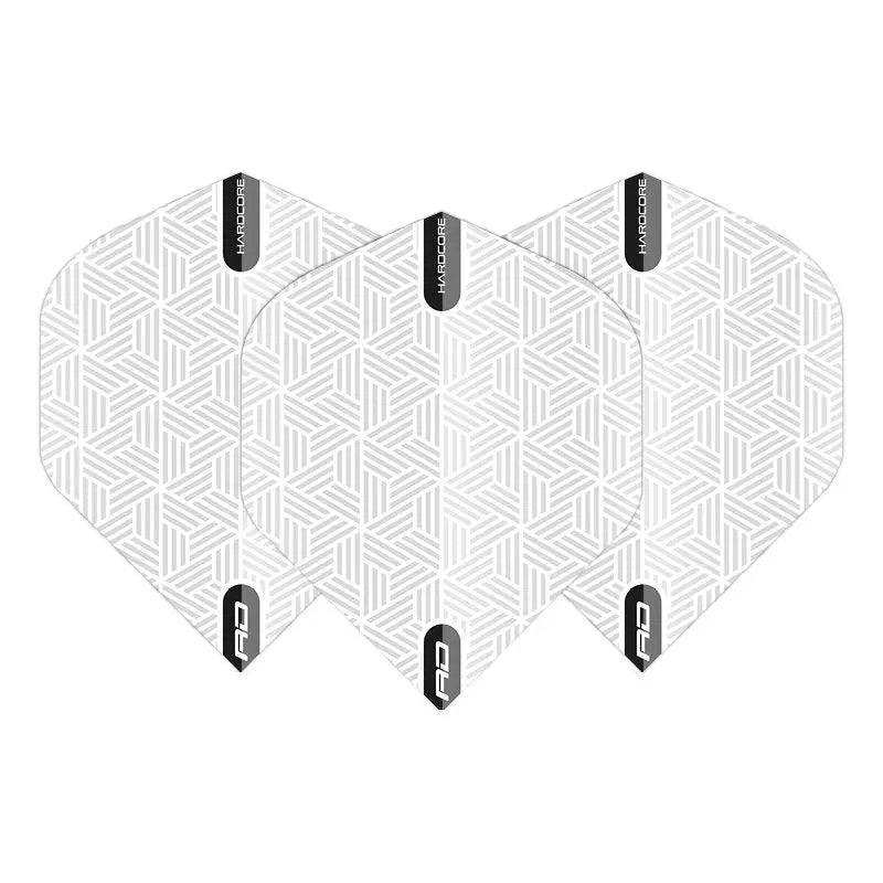 Red Dragon - Hardcore Xt Weiß - 100 Micron - Dart Flights - Direct Darts - 1