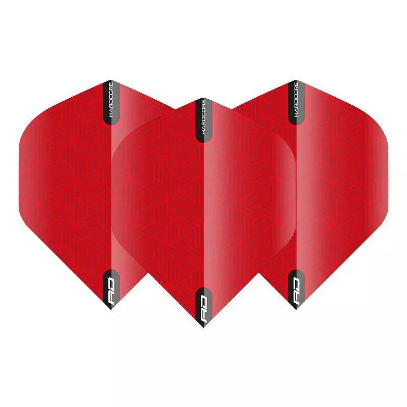 Red Dragon - Hardcore Xt Rot - 100 Micron - Dart Flights - Direct Darts - 1