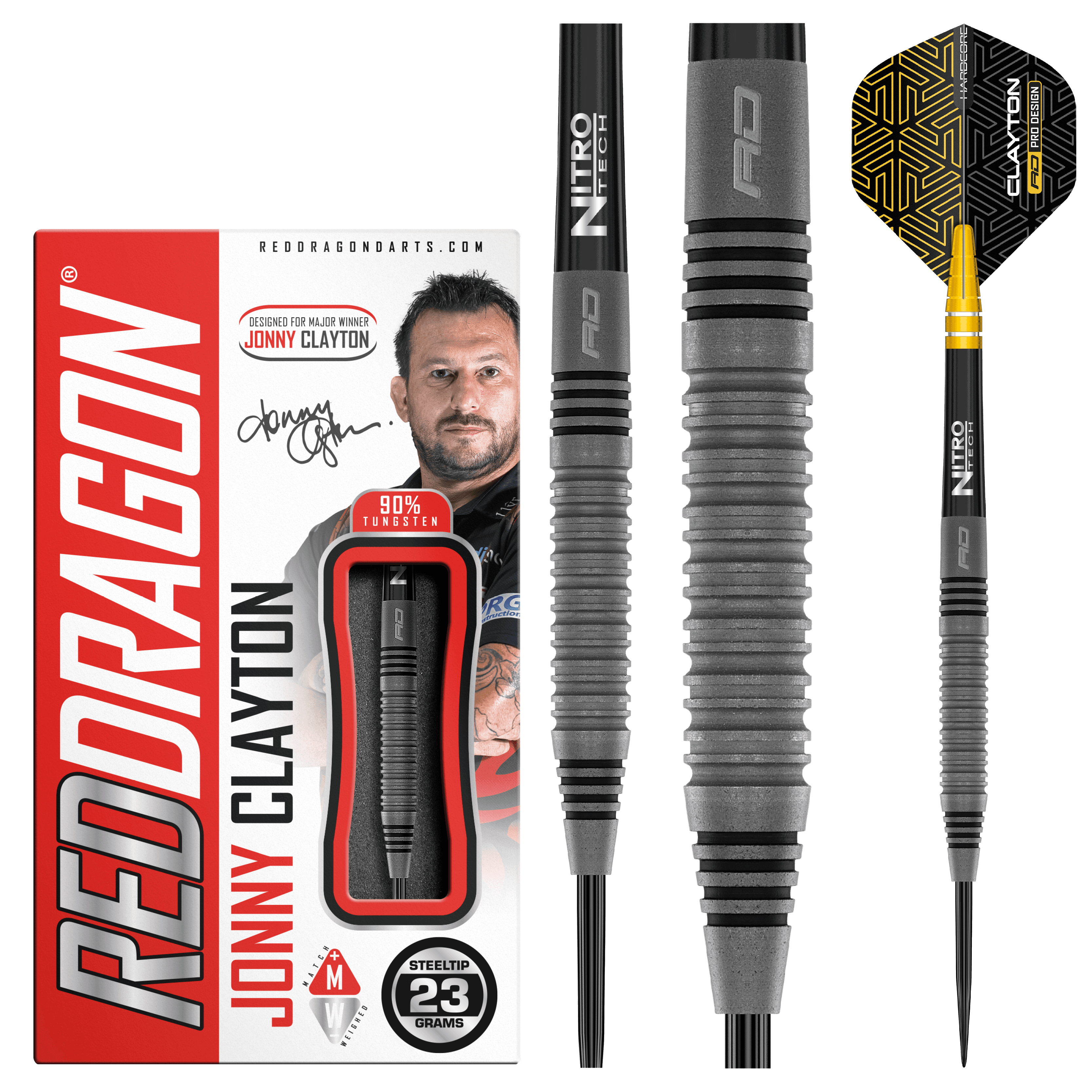 Red Dragon - Jonny Clayton Oxide Edition 90% - Steeldarts - Direct Darts - 2
