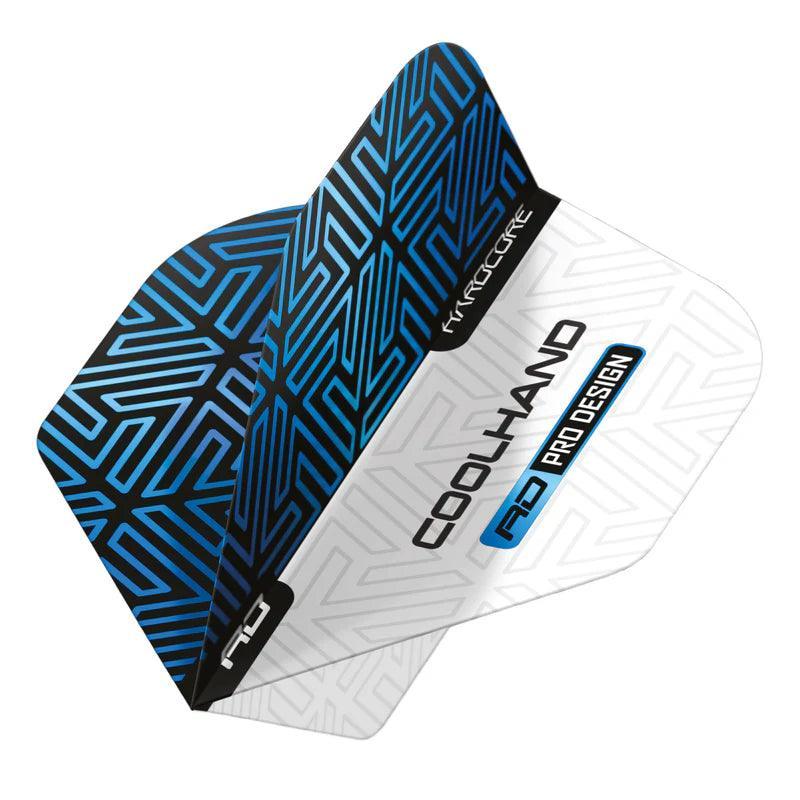 Red Dragon - Luke Humphries Hardcore Blau & Weiß - 100 Micron - Dart Flights - Direct Darts - 1