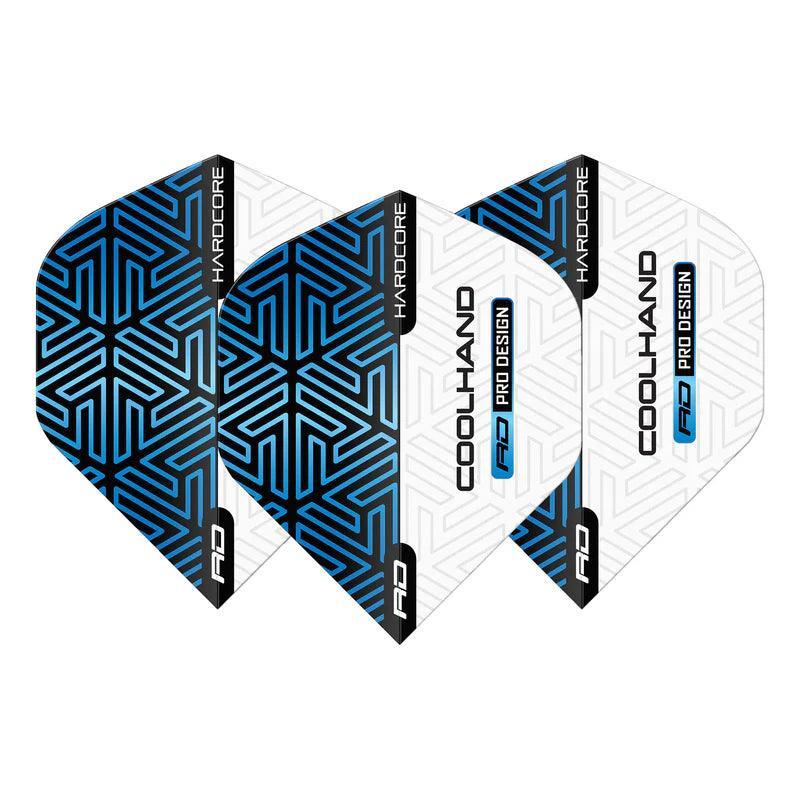 Red Dragon - Luke Humphries Hardcore Blau & Weiß - 100 Micron - Dart Flights - Direct Darts - 2