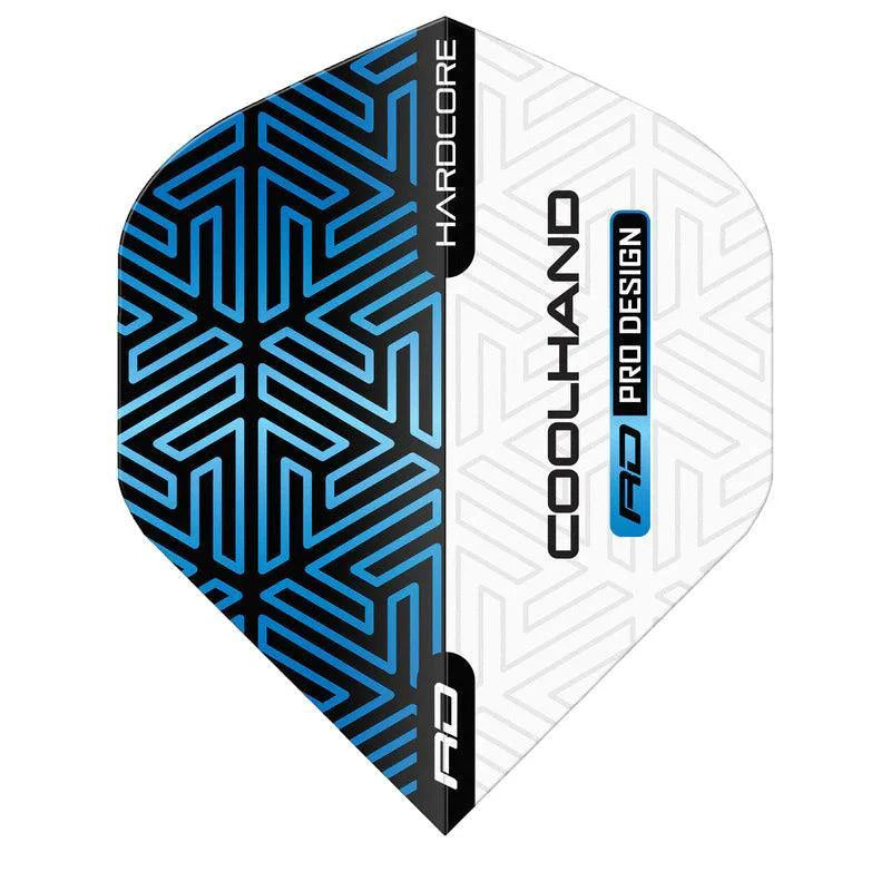 Red Dragon - Luke Humphries Hardcore Blau & Weiß - 100 Micron - Dart Flights - Direct Darts - 3