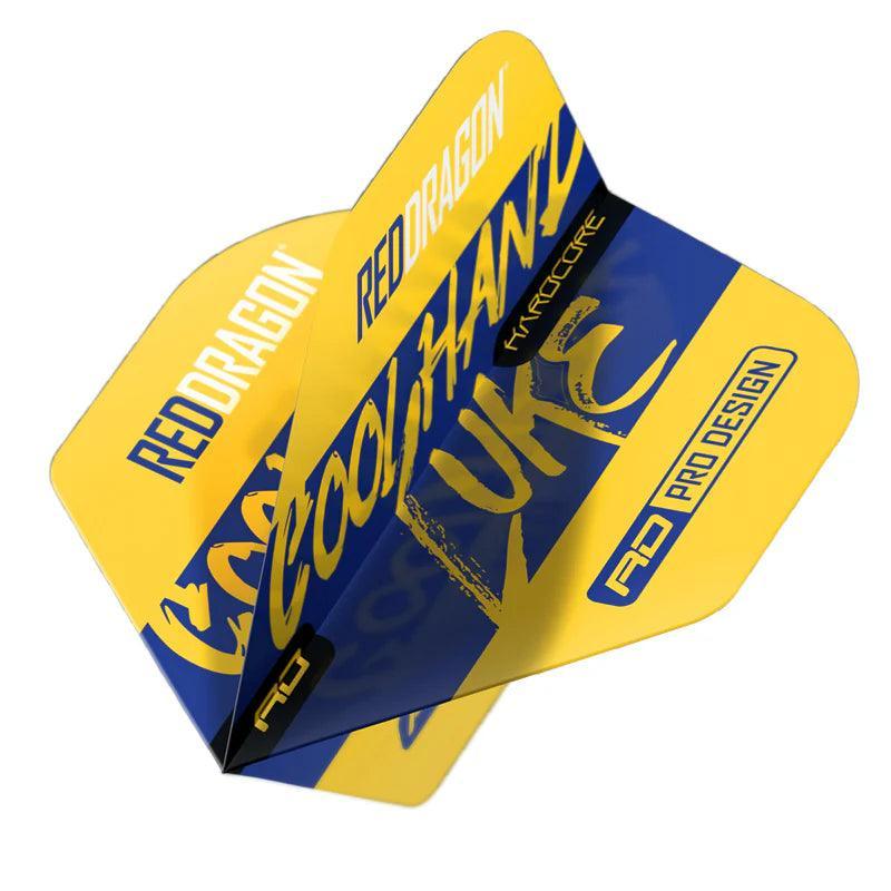 Red Dragon - Luke Humphries Gelbhardcore - 100 Micron - Dart Flights - Direct Darts - 1