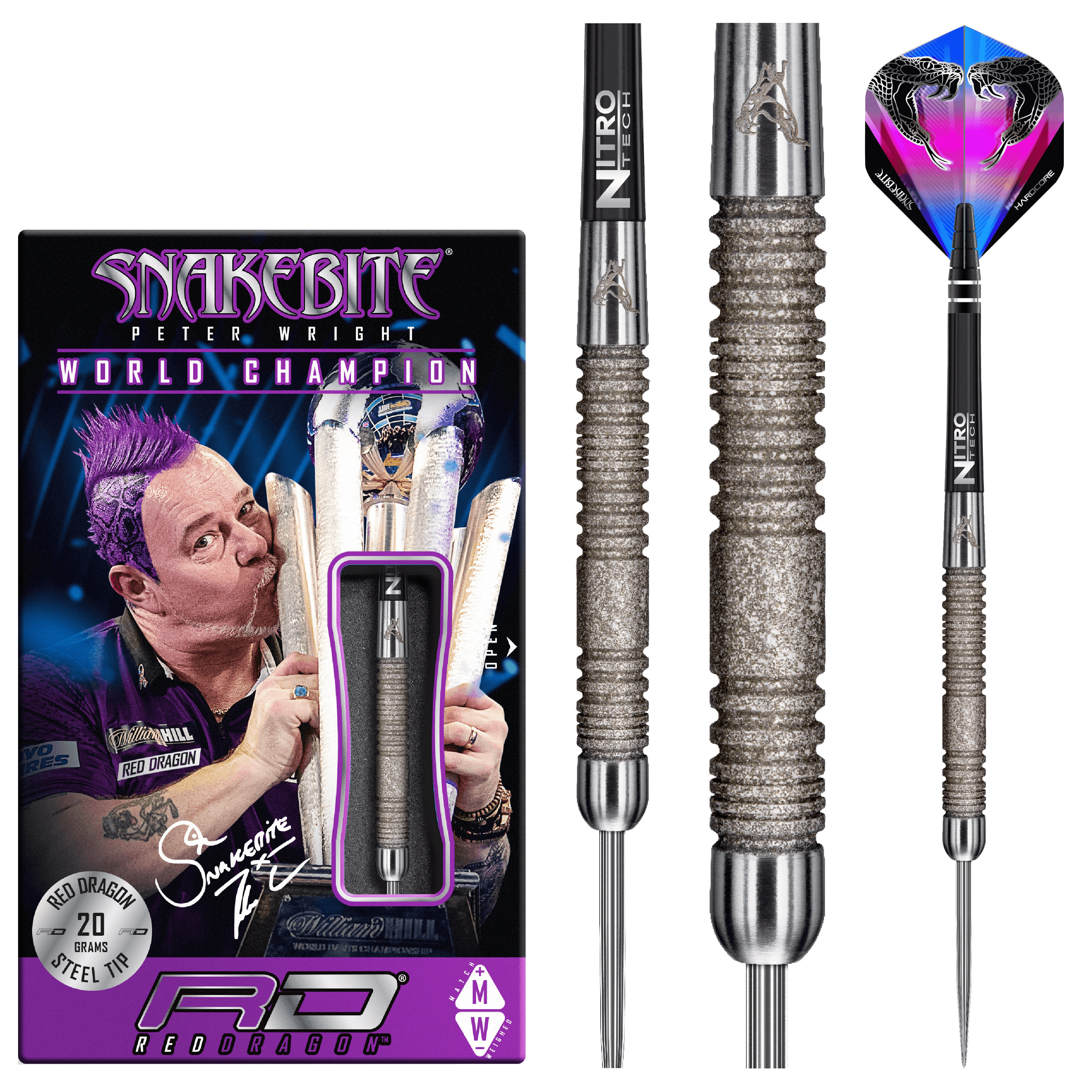 Red Dragon - Peter Wright Euro 11 Element 90% - Steeldarts - Direct Darts - 2
