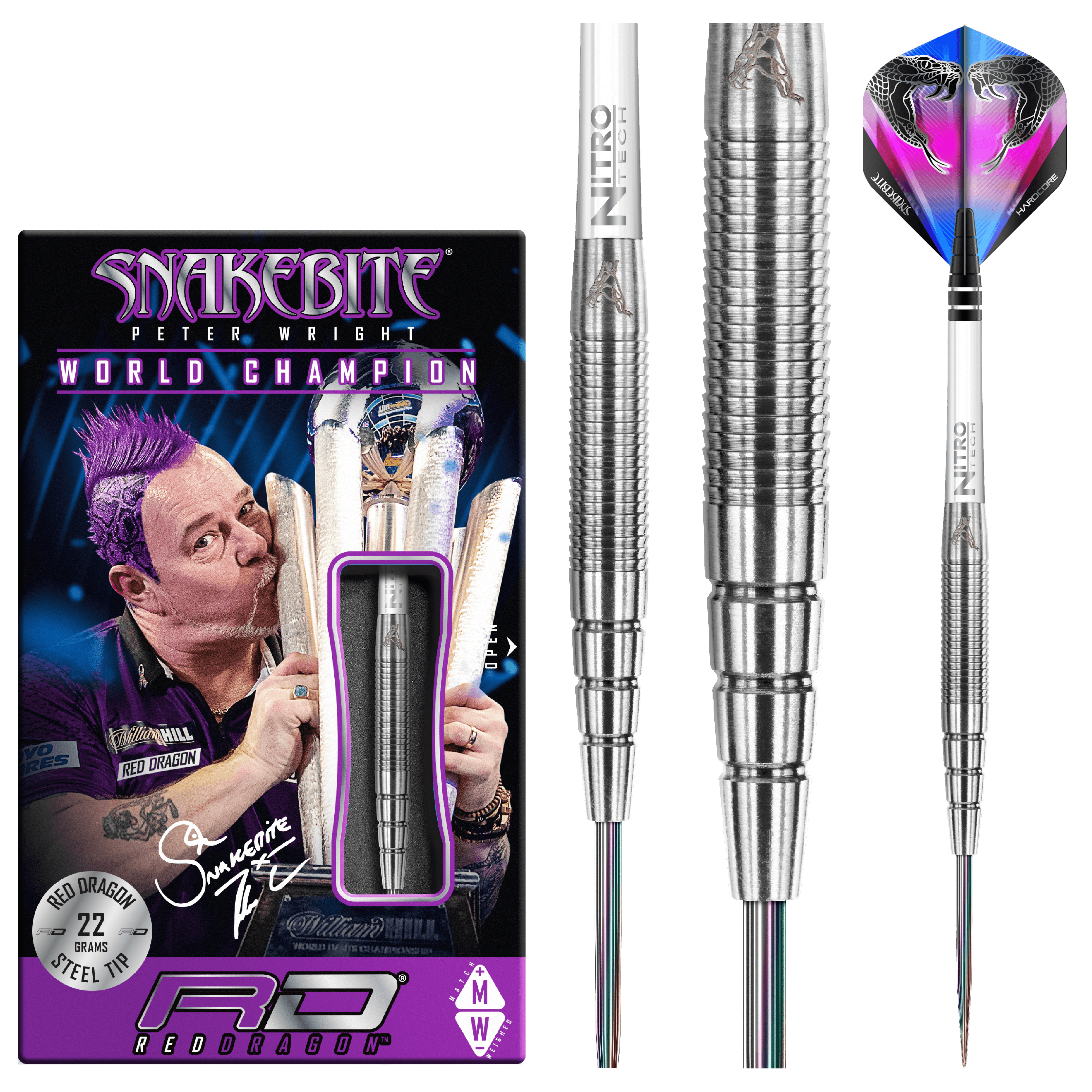 Red Dragon - Peter Wright Pl15 90% - Steeldarts - Direct Darts - 2