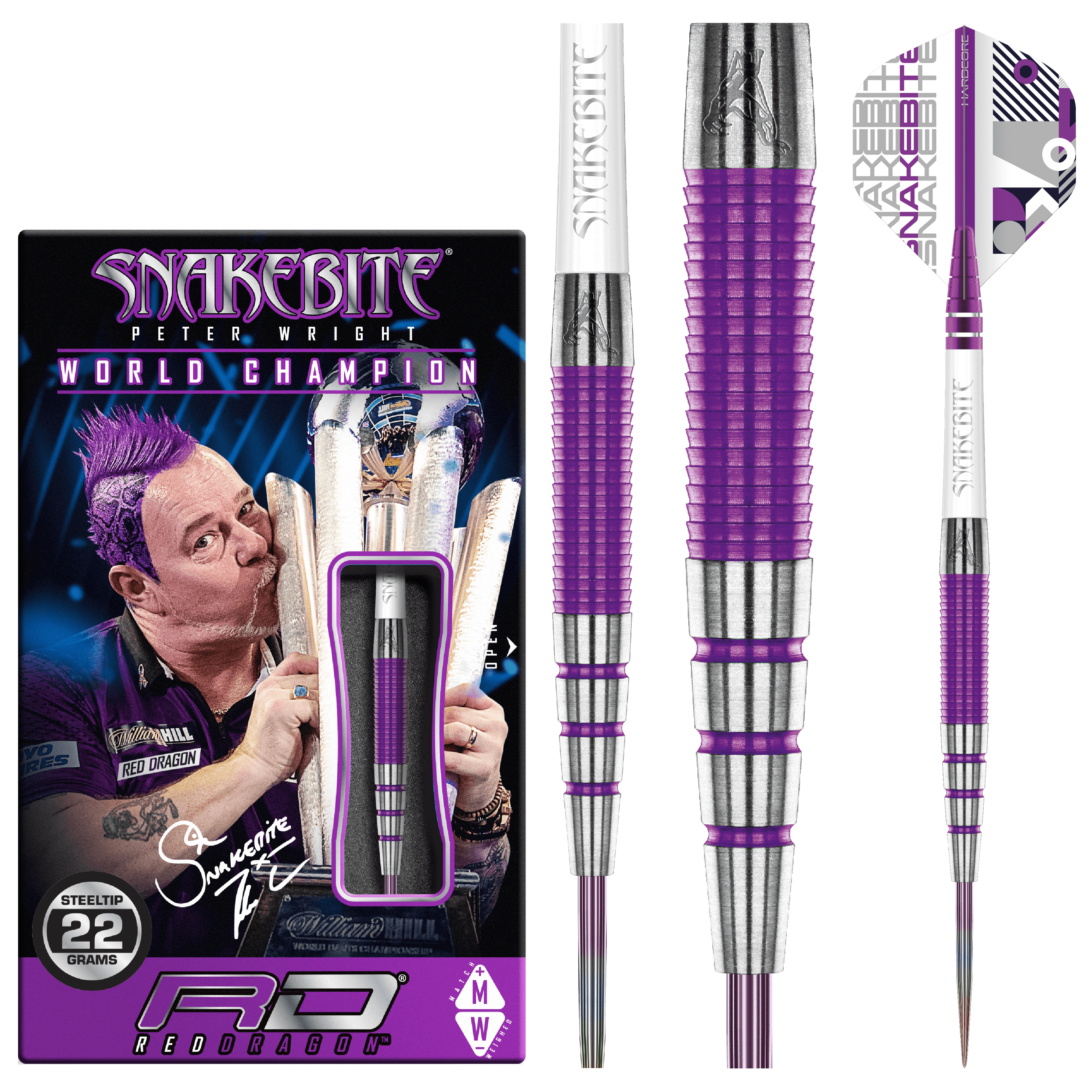 Red Dragon - Peter Wright - Pl15 Medusa 90% - Steeldarts - Direct Darts - 2