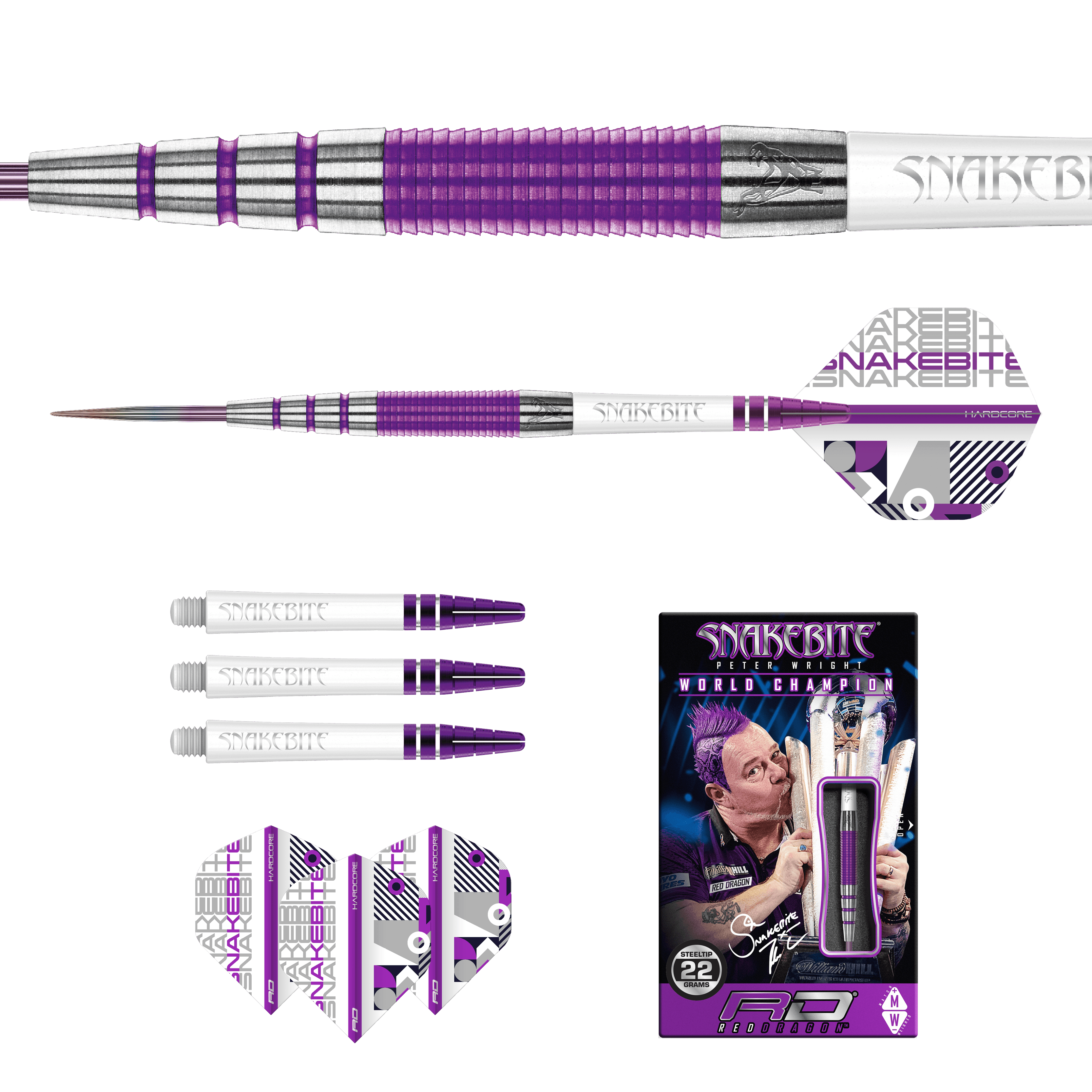 Red Dragon - Peter Wright - Pl15 Medusa 90% - Steeldarts - Direct Darts - 5