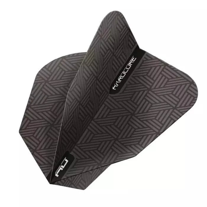 Red Dragon - V-Standard Schwarz - 100 Micron - Dart Flights - Direct Darts - 1