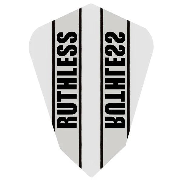 Ruthless - Clear Panel - Weiß - Fantail - 100 Micron - Dart Flights - Direct Darts - 1