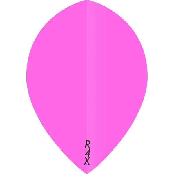 Ruthless - R4X - Solid - Rosa - Pear - 100 Micron - Dart Flights - Direct Darts - 1