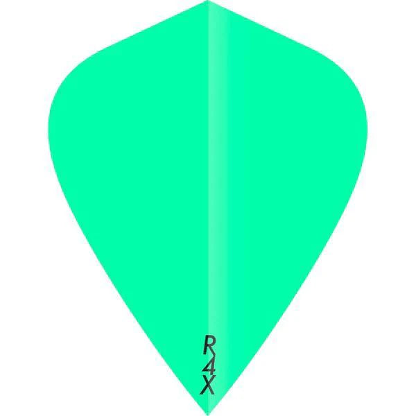 Ruthless - R4X - Solid - Grün - Kite - 100 Micron - Dart Flights - Direct Darts - 1