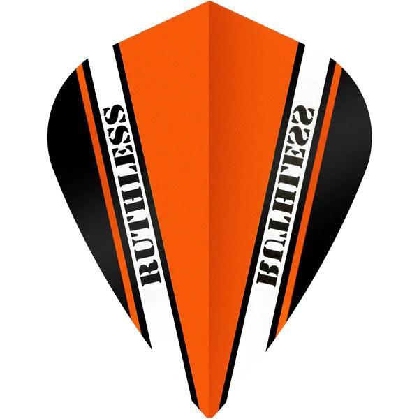 Ruthless - V100 Pro - Orange - Kite - 100 Micron - Dart Flights - Direct Darts - 1