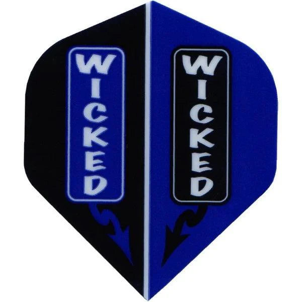 Ruthless - Wicked - Blau - No2 - 100 Micron - Dart Flights - Direct Darts - 1