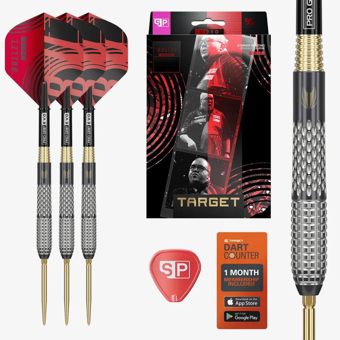 Target - Stephen Bunting G5 - Void - 95% -  Steeldarts - Direct Darts - 1