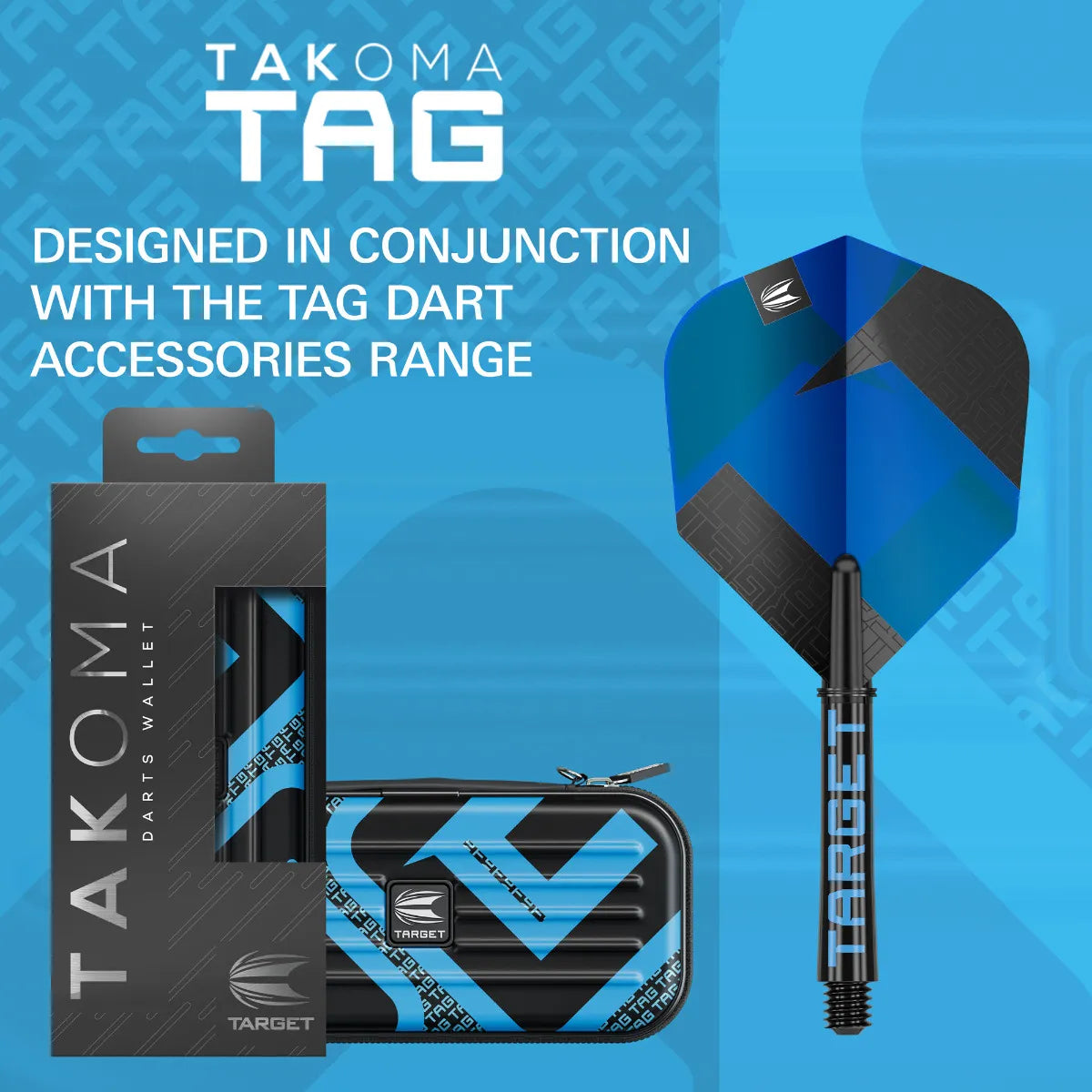 Target - Takoma Tag Blau - Darts Taschen - Direct Darts - 3