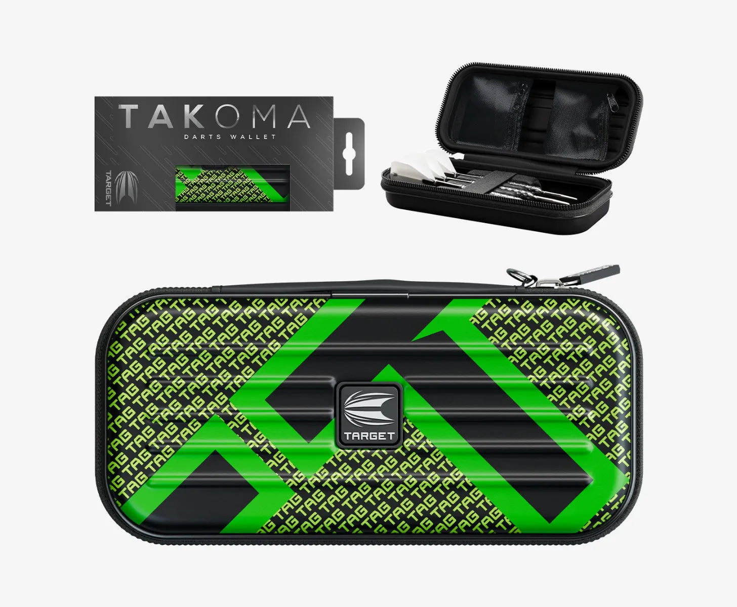 Target - Takoma Tag Grün - Darts Taschen - Direct Darts - 1