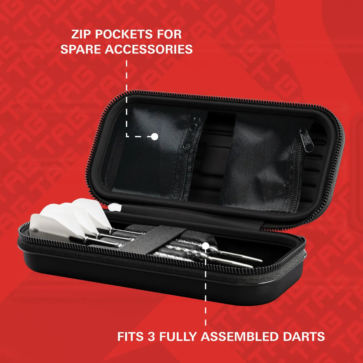Target - Takoma Tag Rot - Darts Taschen - Direct Darts - 4