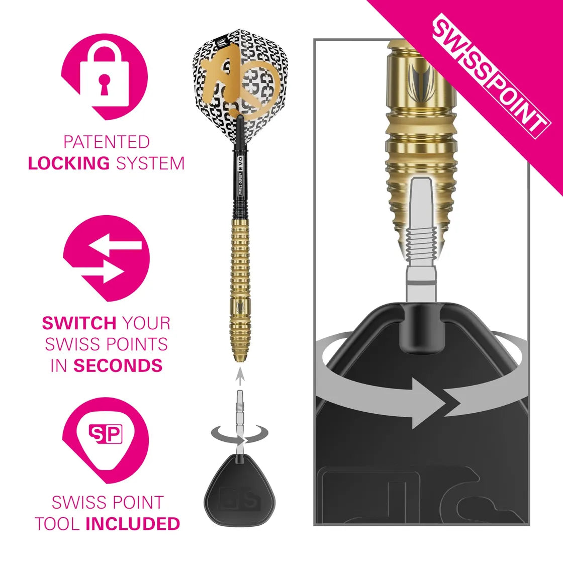 Target - Bolide Envy 03 - 90% - Steeldarts - Direct Darts - 3