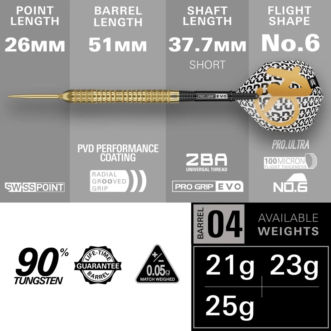 Target - Bolide Envy 04 - 90% - Steeldarts - Direct Darts - 2